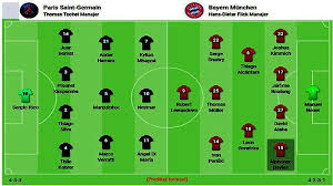 Mereka nantinya akan mendapatkan suara dari publik. Susunan Pemain Psg Vs Bayern Munchen Final Liga Champions Live Streaming Sctv Jam 02 00 Wib Tribun Pontianak