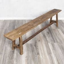 Shabby Chic Holzbank Massivholz Bank 165cm Holz Sitzbank Teakholz Teak Vintage Holzbank Rustikal Holzbank Sitzbank Holz