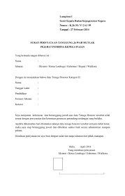Berdasarkan pernyataan di atas, kedua belah pihak sepakat untuk membuat surat perjanjian sewa tanah. Contoh Surat Pernyataan Tanggung Jawab Mutlak Surat Desain Cv Tanggal