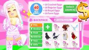 I Bought The Most Expensive Egg Bundle In Adopt Me 10 199 Robux Is It Worth It Roblox Youtube Adoption Roblox Pet Dragon
