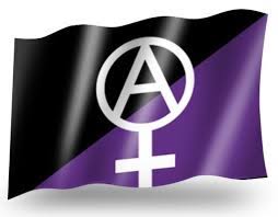 „als mitgliedsstadt der „mayors for peace begrüßen wir ausdrücklich das inkrafttreten des atomwaffenverbotsvertrages. Anarch Feminismus Fahne