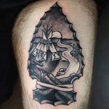 We have arrowhead tattoo ideas, designs, symbolism and we explain the meaning behind the down below are examples of arrowhead tattoos, the meaning and symbolism behind the ancient tool, and. 135 Tribal Arrowhead Tattoo Designs For Men 2021 Traditional Style