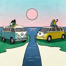 Image result for Pearl Gray 1950 VW Bus