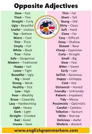 Opposite Adjectives Definition And Examples English Grammar Here The definition of generous is kind and giving, or a large amount. opposite adjectives definition and