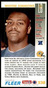 1993 Fleer GameDay Wayne Simmons #230