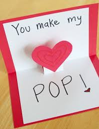Cards can be made with standard craft supplies like glue and colored construction paper. Pop Up Cards For Your Valentine Make And Takes Valentines Cards Pop Up Valentine Cards Valentine S Cards For Kids