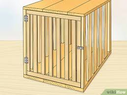 Wood wooden dog crates plans blueprints pdf diy download. 3 Ways To Build A Dog Crate Wikihow