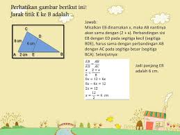 Tentukan panjang fe dan af 7. Nama Amanda Putri P No Absen 02 Kelas 9 7 T P 2014 2015 Ppt Download
