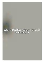 But this may be referred to as research reconnaissance. What Is Literature Review In Research Methodology By Mo53ruedan Issuu