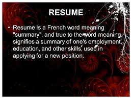 The cv is should a lot of elaborated than a resume. Resume Curriculum Vitae Bio Data Nikhil Joshi Ppt Download