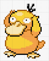 54 Psyduck 54 Psyduck Stitchingart In 2020 Pixel Art Pokemon Pokemon Cross Stitch Pixel Art Grid