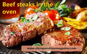 Dry red wine, bay leaf, lipton® recipe secrets® onion soup mix and 6 more. Beef Steaks In The Oven I Offer One Of My Options For Cooking By Elena Sunshine Petrova Elena Sunshine Magazine Medium