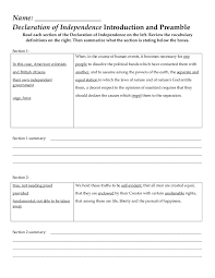 Declaration Of Independence Introduction And Preamble Declaration Of Independence Preamble Declaration Of Independence World History Teaching