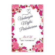 Every design is based on client request. Kad Kahwin Floral 49 Chantiqs Kad Kahwin