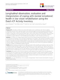 Longitudinal observation, evaluation and interpretation of coping with  mental (emotional) health in low vision rehabilitation using the Dutch ICF  Activity Inventory – topic of research paper in Clinical medicine. Download  scholarly article