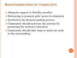 Topic Stakeholders Of Inclusive Education And Their Responsibilities Ppt Download