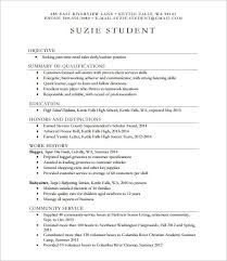 For students with little or no relevant work experience it can be difficult trying to get a job. 24 Best Student Sample Resume Templates Wisestep