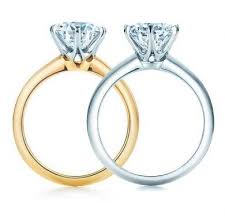 кольцо из белого золота с бриллиантом в 1 карат Pomolvochnoe Kolco Tiffani Setting Iz Zolota Marietta 1 Karat 1 Karat Kolca Tiffani Kolca