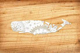 Download Free Mandala White Whale Svg Dxf Png Eps Ai Crafter File All Free Svg Cut Files Silhouette