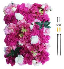 Buy new year decorations 100pcs/lot mini pearl flower stamen floral stamen for diy cake wedding decoration artificial flowers at shopsoler.com! Gkanmore Artificial Flowers Wall Decoration 24 X 16 Decorative Silk Flower Panels Flower Wall For Home Party Wedding Christmas Festival Photo Backgdrop Decor Red Pink White Buy Online In Bahamas At Bahamas Desertcart Com Productid