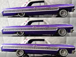 The impala was painted red with a white top, about 8 months ago. 64 Chevy Impala Koellefornia Kustoms