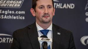 Georgia Southern's new basketball coach Burg has been busy getting ready  for season