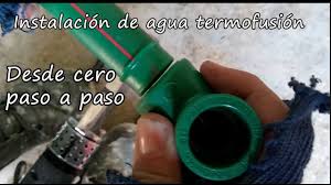 Aprender A Hacer Instalacion De Agua En Una Casa Con Termofusion Youtube