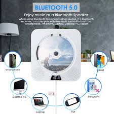 Check spelling or type a new query. Buy Upgraded Portable Cd Player With Bluetooth Fm Radio Wall Mountable Cd Music Player Home Audio Boombox With Remote Control Built In Hifi Speakers 3 5mm Headphone Jack Aux Support Cd Usb Tf Online In Indonesia B08jcn5cyj
