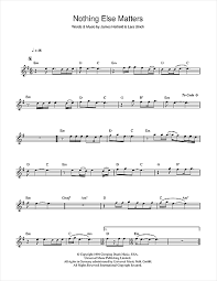 The order you should be playing the verse sections is: Nothing Else Matters Chords Guitar Sheet And Chords Collection