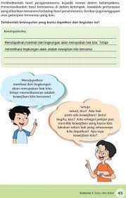 Pengaruh Negatif Interaksi Manusia Dengan Lingkungan Hal 40 46 Kelas 5 Tema 6