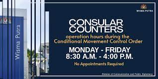 Explore tweets of wisma putra @malaysiamfa on twitter. Wisma Putra On Twitter The Wisma Putra Consular Counters Remain Open During Cmco
