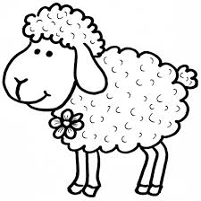 Makkelijke kleurplaat dieren schattige dieren by schattigedieren nl. Schaap Tekenen In Stappen