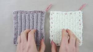 This unique knitting stitch is worked with alternating knit and pu. Video Joining Your Squares Creacrafts Blog