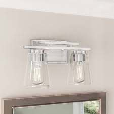 A new vanity with light typically placed above or beside the main bathroom mirror or medicine cabinet, is a way to brighten the decor of the room. Zeyu 4 Light Bathroom Light Fixture Vanity Light For Bathroom Living Room 26 Inch 6106 4 Bn Brushed Nickel Finish With Frosted Glass Shade Tools Home Improvement Wall Lights Sconces Urbytus Com