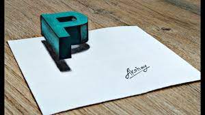 When you place components and lines in your p&id drawings, each component contains data that links to the data manager. How To Draw 3d Floating Letter P 3d Trick Art On Paper Drawing 3d Letter Youtube