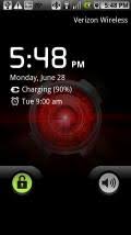 droid x eye live wallpaper android app