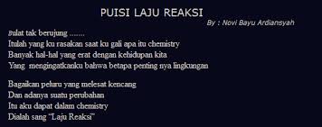 Puisi | leave a comment ». Contoh Puisi Salah Satu Proyek Pembelajaran Kimia Dengan Menggunakan Model Pbl Guraruguraru