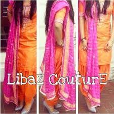 Black And Pink Punjabi Suit Combination Image Result For Combination With Dark Pink Colour Punjabi Suits Dark Pink Pink Color Punjabi Suits