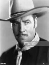 Jack Holt the tough looking American actor as a cowboy in a publicity...  News Photo