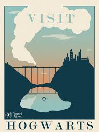 Hogwarts Travel Poster I Made For A Friend Harrypotter Harry Potter Travel Poster Harry Potter Portraits Hogwarts