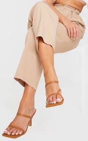 Shop high heel mules slides collection at ericdress.com. Camel Toe Loop Low Heel Mules Shoes Prettylittlething Qa