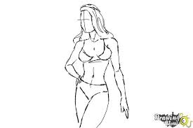 If you want to take your drawing to the next level, make the body outlines for your female figures proportionally correct. Girl Body Drawing Easy Novocom Top