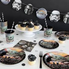 Star Wars The Mandalorian The Child Baby Yoda Paper Garland 7ft Walmart Com Walm Star Wars Kids Party Star Wars Birthday Cake Kids Themed Birthday Parties
