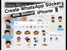 How To Make Bitmoji As Whatsapp Sticker On Iphone Youtube