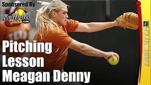 Fastpitch Softball Pitching Lesson - Meagen Denny - Youtube