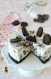 Torta Oreo Fredda O Cheesecake Oreo Senza Cottura Dolce Facile E Goloso Dolci Oreo Dolci Cheesecake Oreo