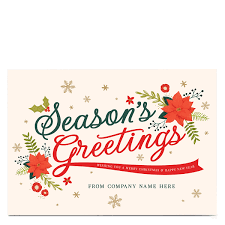 Activity village offers a selection of cards for most of the major holidays and a few other occasions. Buy Personalised Christmas Card Season S Greetings From Your Company For Gbp 1 79 4 99 Card Factory Uk