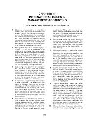 Chapter 10 segmented reporting, investment center evaluation, and transfer pricing questions for writing and discussion 1. Pdf Solution Manual Managerial Accounting Hansen Mowen 8e Chapter 18 Imposible Techdeck Academia Edu