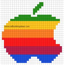 It is fine to assume that pixel grid is large enough. Minecraft Pixel Art Templates Apple Logo Minecraft Pixel Art Pixel Art Pixel Art Templates