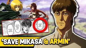 How does eren kruger know mikasa and armin